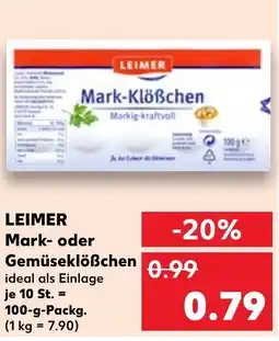 Kaufland LEIMER Mark- oder Gemüseklöẞchen Angebot
