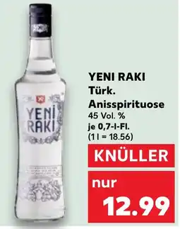 Kaufland YENI RAKI Türk. Anisspirituose Angebot