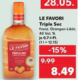 Kaufland Le favori triple sec Angebot