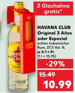 Kaufland HAVANA CLUB Original 3 Años oder Especial Angebot