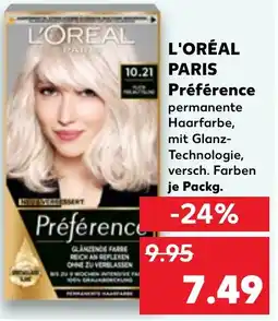 Kaufland L'OREAL PARIS Préférence Angebot