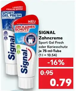 Kaufland SIGNAL Zahncreme Angebot