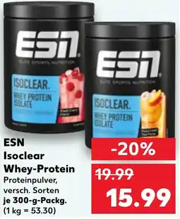 Kaufland ESN Isoclear Whey-Protein Angebot
