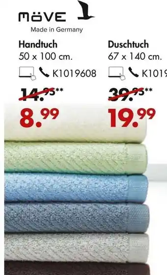 Galeria Möve Handtuch oder Duschtuch Angebot