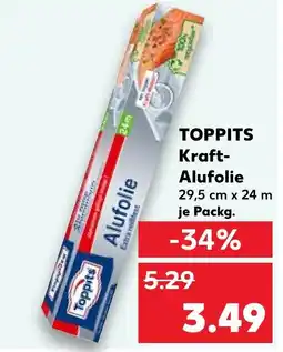 Kaufland TOPPITS Kraft Alufolie Angebot
