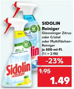 Kaufland SIDOLIN Reiniger Angebot