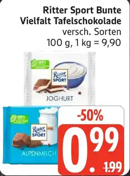 Edeka Ritter Sport Bunte Vielfalt Tafelschokolade Angebot