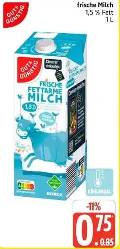 Edeka frische Milch Angebot