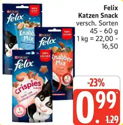 Edeka Felix katzen snack Angebot