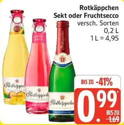 Edeka Rotkäppchen Sekt oder Fruchtsecco Angebot