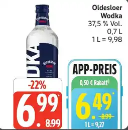 Edeka Oldesloer Wodka Angebot