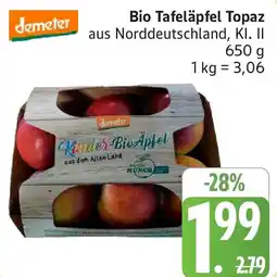 Edeka Bio Tafeläpfel Topaz Angebot