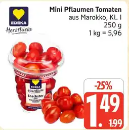 Edeka Mini Pflaumen Tomaten Angebot