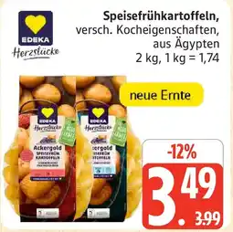 Edeka Speisefrühkartoffeln Angebot