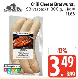 Edeka Chili Cheese Bratwurst Angebot