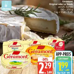 Edeka Géramont Original oder Le Snack Angebot