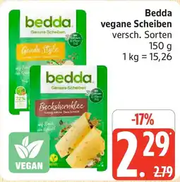Edeka Bedda vegane Scheiben Angebot