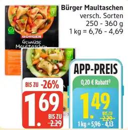 Edeka Bürger Maultaschen Angebot