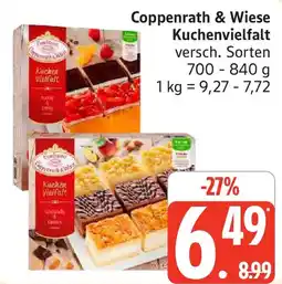 Edeka Coppenrath & Wiese Kuchenvielfalt Angebot
