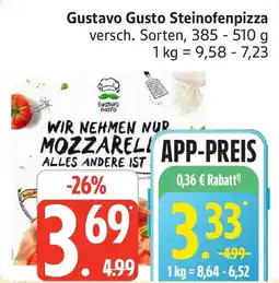 Edeka Gustavo Gusto Steinofenpizza Angebot