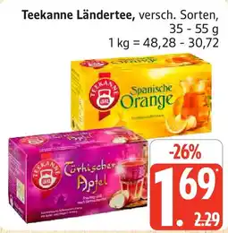 Edeka Teekanne Ländertee Angebot