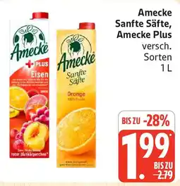 Edeka Amecke Sanfte Säfte, Amecke Plus Angebot