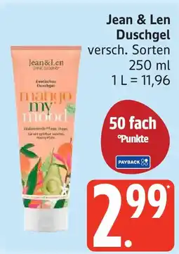 Edeka Jean & Len Duschgel Angebot