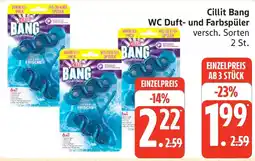 Edeka Cillit Bang WC Duft- und Farbspüler Angebot