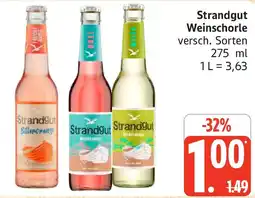 Edeka Strandgut Weinschorle Angebot
