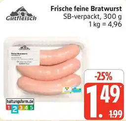 Edeka Frische feine Bratwurst Angebot