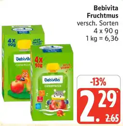 Edeka Bebivita Fruchtmus Angebot
