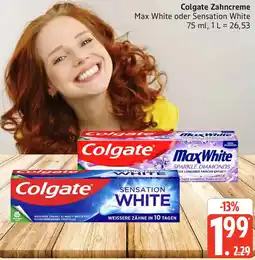 Edeka Colgate Zahncreme Angebot