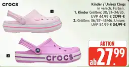Edeka Kinder/Unisex Clogs Angebot