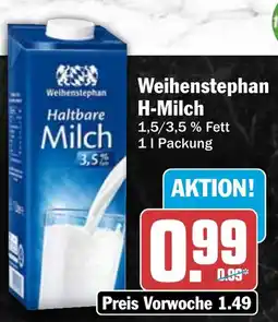 HIT Weihenstephan H-Milch Angebot