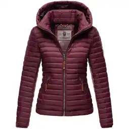 Netto Marken-Discount MARIKOO Damen Stylische Steppjacke Übergangsjacke mit abnehmbarer Kapuze Löwenbaby Angebot