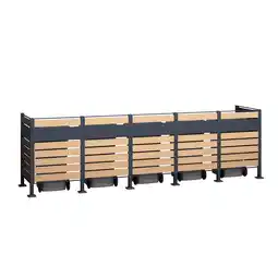 Netto Marken-Discount Westmann Metall Mülltonnenverkleidung Planum 120cm - versch. Ausführungen Angebot
