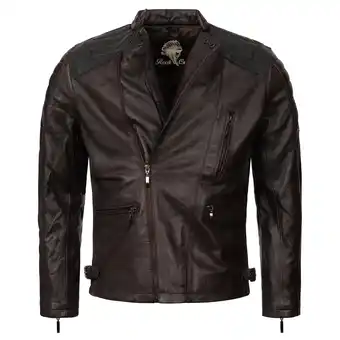 Netto Marken-Discount Rock Creek Lederjacke Biker-Style Regular Fit Angebot