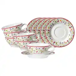 Netto Marken-Discount Ritzenhoff & Breker Teetassen mit Untertassen Shanti Ostfriese 100 ml 6er Set Angebot