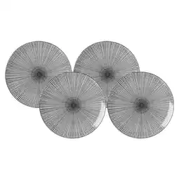 Netto Marken-Discount Ritzenhoff & Breker Speiseteller Takeo Stripes ø 26,5 cm 4er Set Angebot