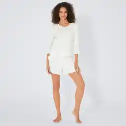 NKD Damen-Homewear-Shorts im Ajour-Strick-Design Angebot