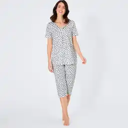 NKD Damen-Schlafanzug mit Punkte-Muster, 2-teilig Angebot