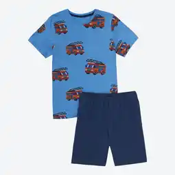 NKD Kinder-Jungen-Shorty mit Feuerwehr-Aufdruck, 2-teilig Angebot