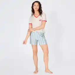 NKD Damen-Homewear-Shorts mit Streifenmuster Angebot