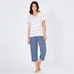 NKD Damen-Schlafanzug mit Gänseblümchen-Motiv, 2-teilig Angebot