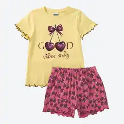 NKD Kinder-Mädchen-Shorty mit Kirsch-Motiv, 2-teilig Angebot