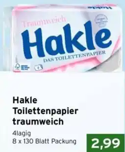 CAP Markt Hakle Toilettenpapier traumweich Angebot
