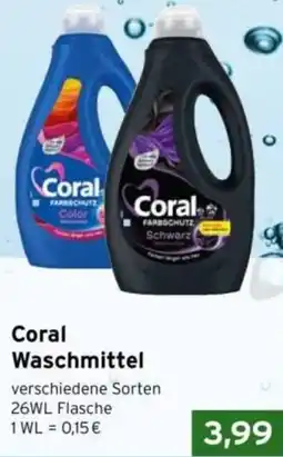 CAP Markt Coral Waschmittel Angebot