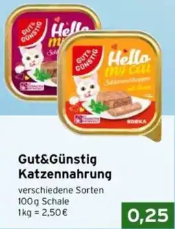 CAP Markt Gut&Günstig Katzennahrung Angebot