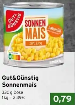 CAP Markt Gut&Günstig Sonnenmais Angebot