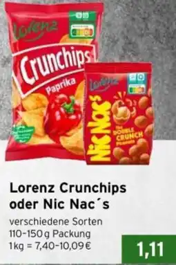 CAP Markt Lorenz Crunchips oder Nic Nac's Angebot